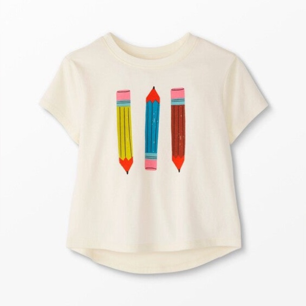 Hanna Andersson Graphic Tee in Cotton Jersey Size 6-7